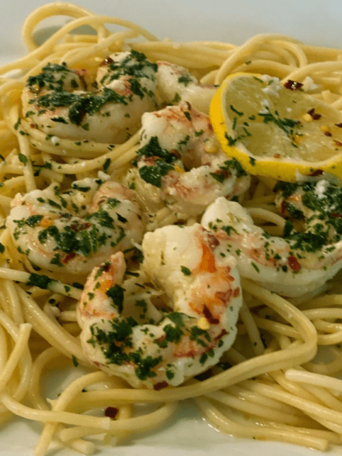 Lemon Shrimp Scampi with Pasta Recipe