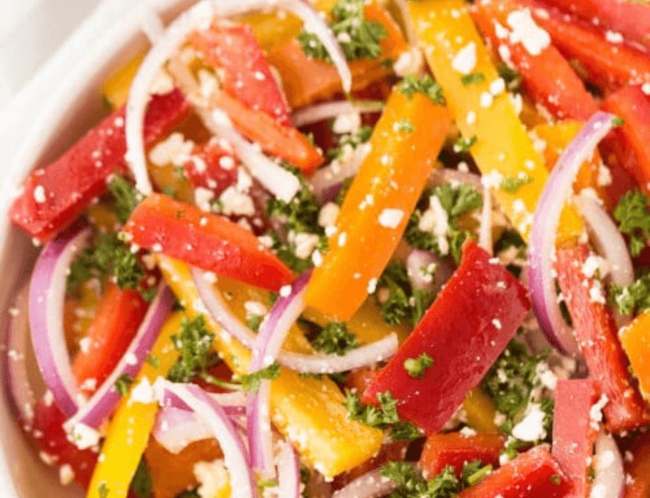 Three Pepper Salad - 15 Salad Recipes