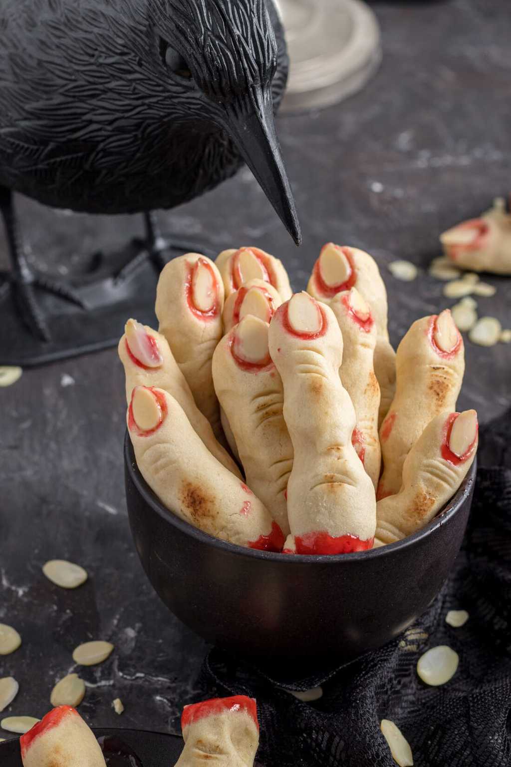 Halloween Desserts - Witch Finger Cookies