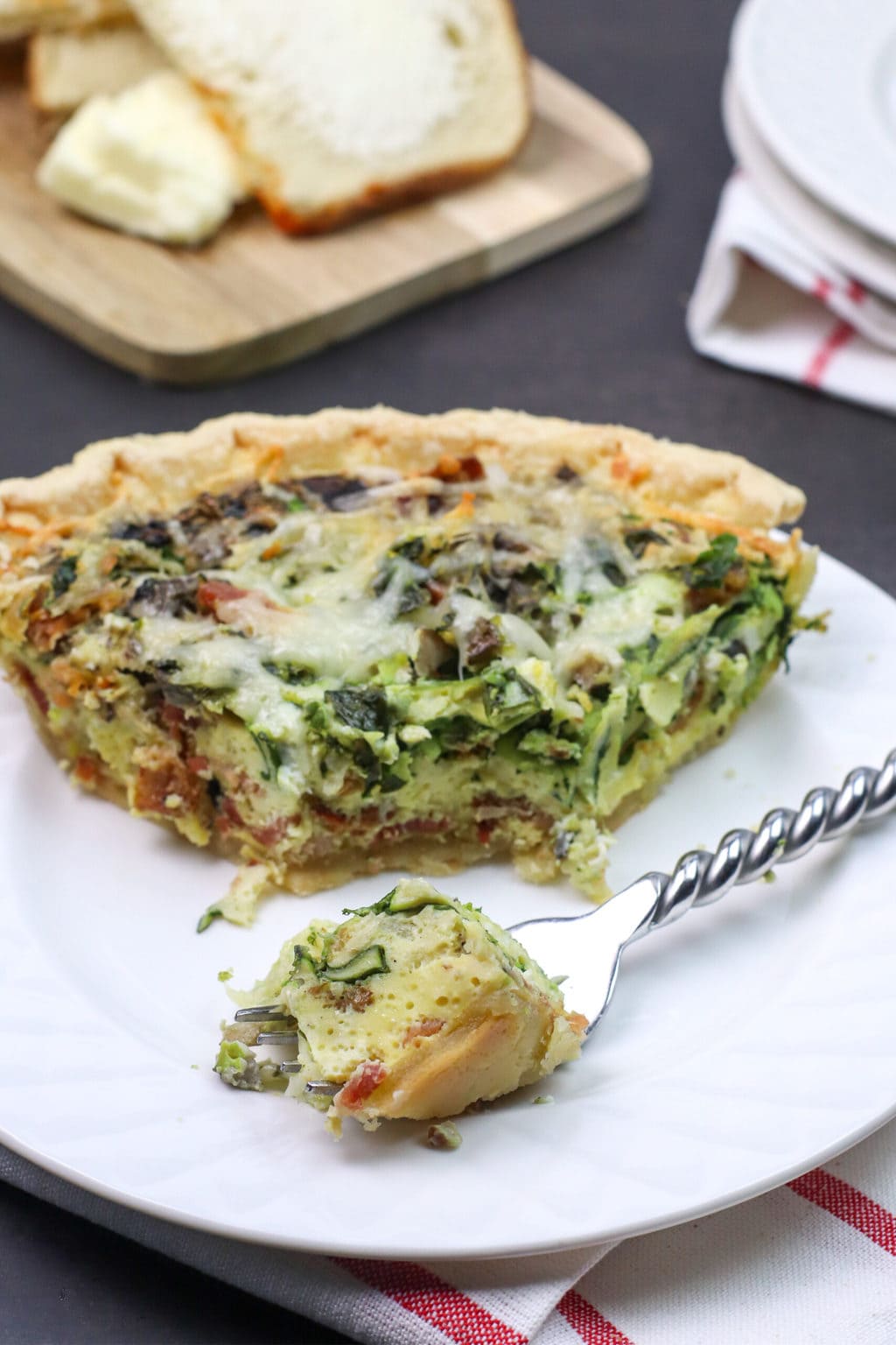 Easy Bacon and Swiss Cheese Quiche Recipe