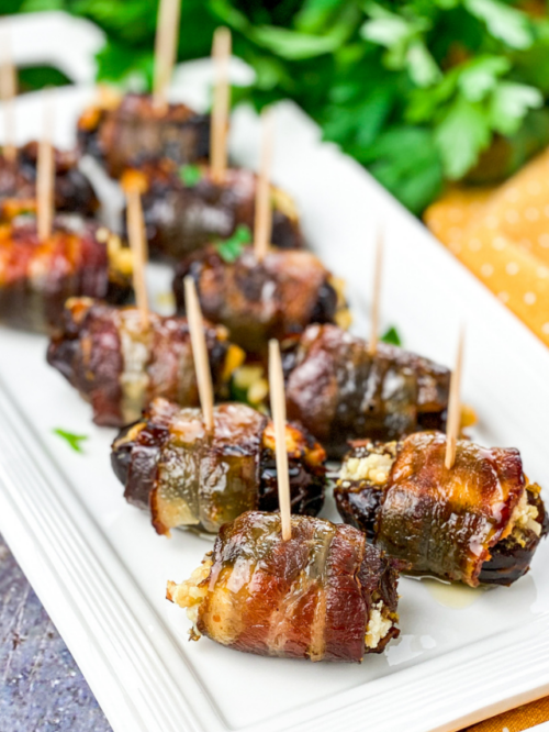 Bacon-Wrapped Stuffed Dates Recipe