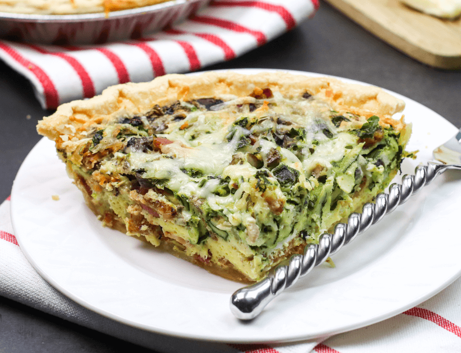 Bacon and Swiss Cheese Quiche