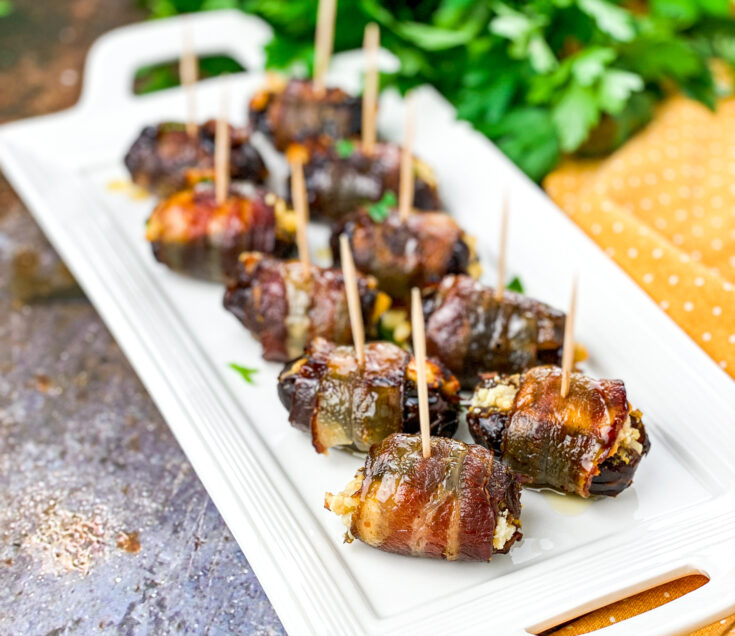 BaconWrapped Stuffed Dates More With Less Today