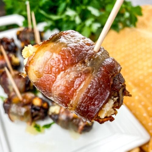 Bacon-Wrapped Stuffed Dates Recipe