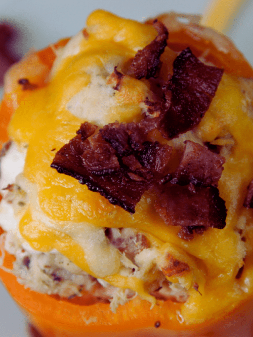 Chicken Bacon Ranch Stuffed Peppers Recipe