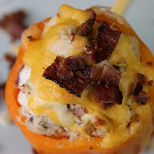 Chicken Bacon Ranch Stuffed Peppers Step 5