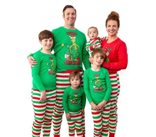 Dr. Seuss Merry Grinchmas! Matching Christmas Pajamas from Walmart 