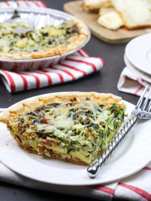 Easy Bacon and Swiss Cheese Quiche Recipe