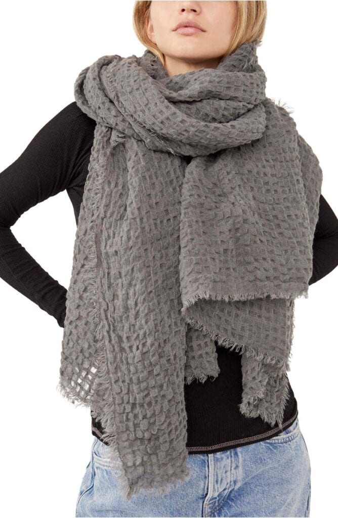 Free-People-Cotton-Waffle-Blanket-Scarf