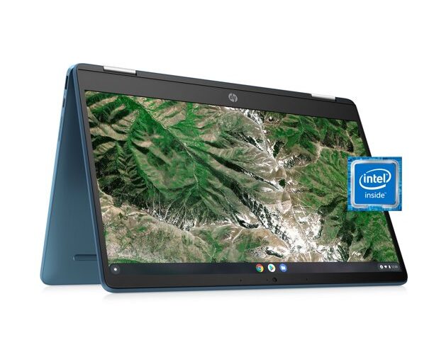 HP Chromebook x360 14", Intel Celeron N4020, 4GB RAM, 64GB eMMC, Forest Teal/Light Teal, Chrome OS, 14a-ca0190wm Walmart Deals for Days - Home & Tech