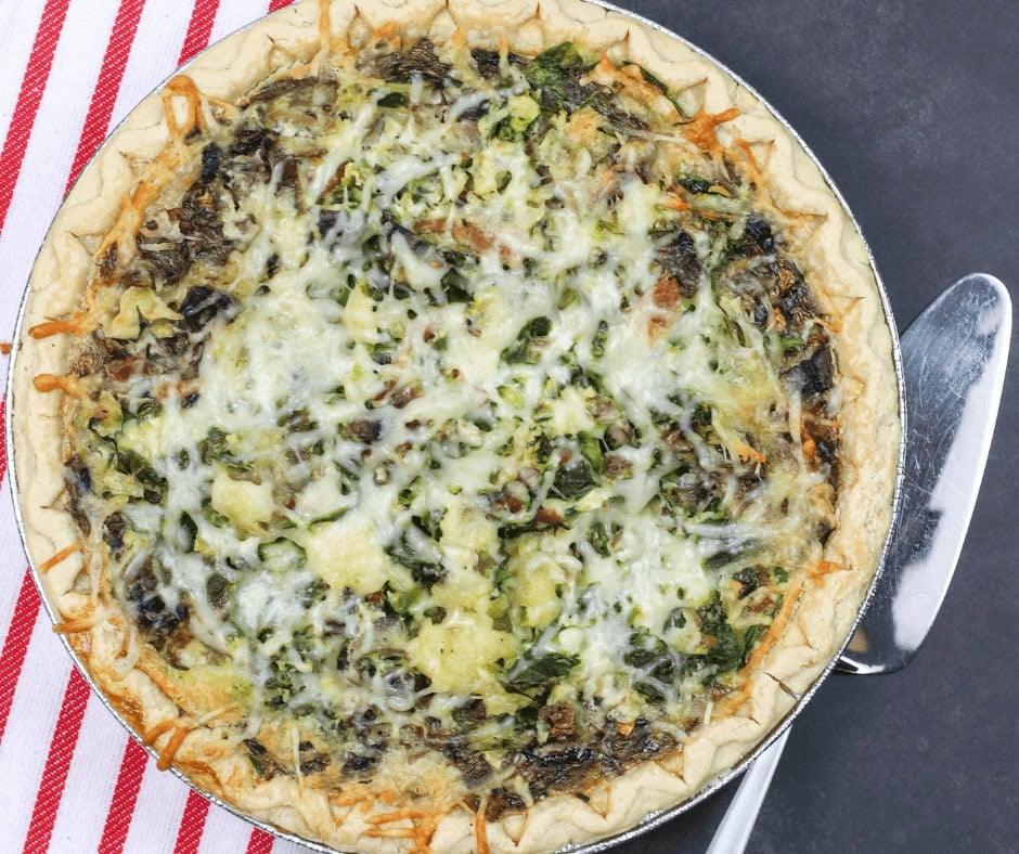 One whole Bacon Quiche