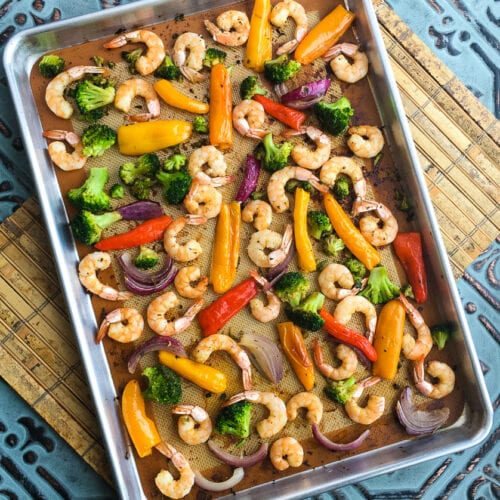 Roasted Asian Shrimp & Vegetables