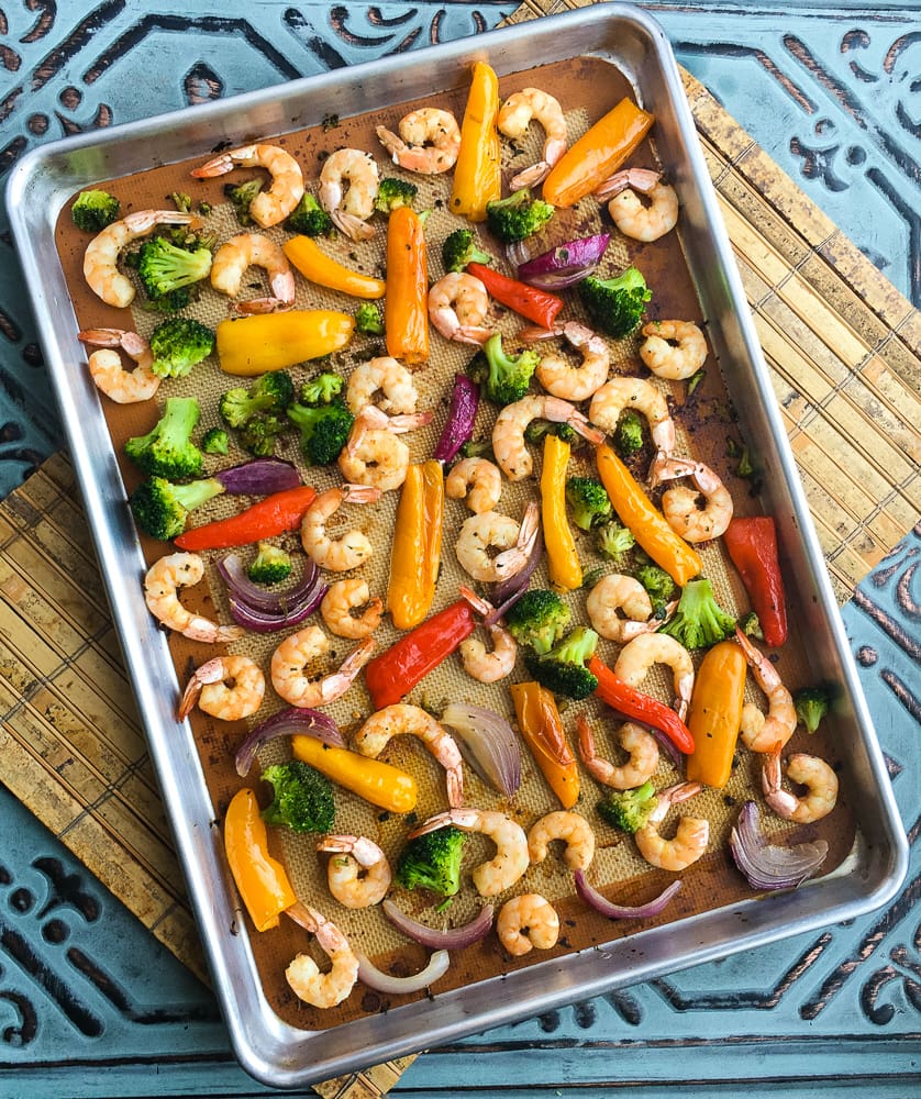 Easy Roasted Shrimp and Vegetables Recipe