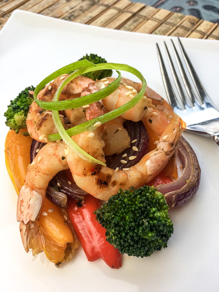 Roasted Asian Shrimp & Vegetables