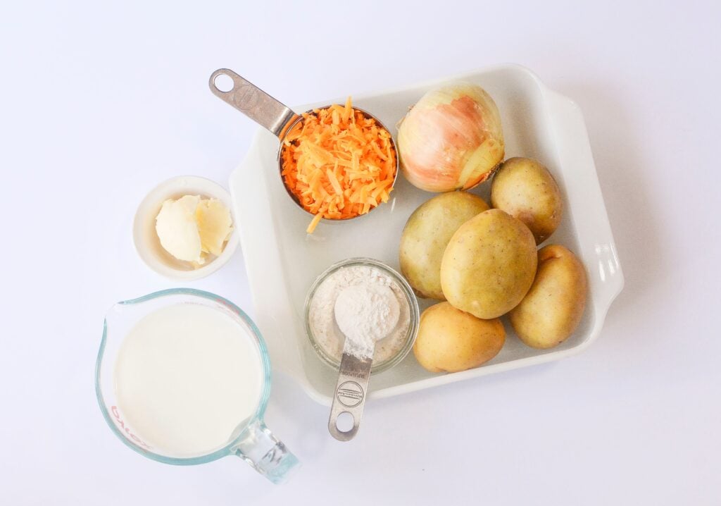 Scalloped Potatoes Recipe Ingredients