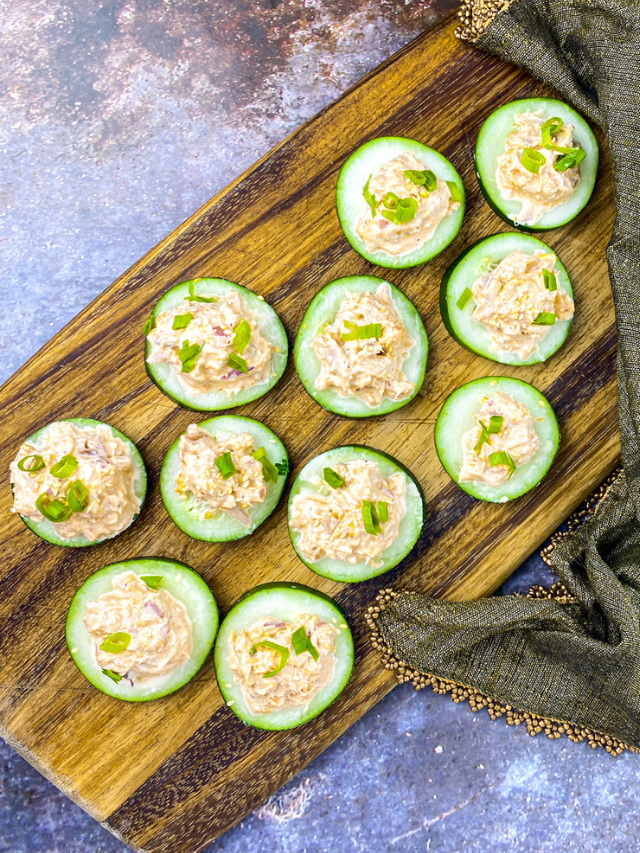 Spicy Tuna Cucumber Bites Recipe