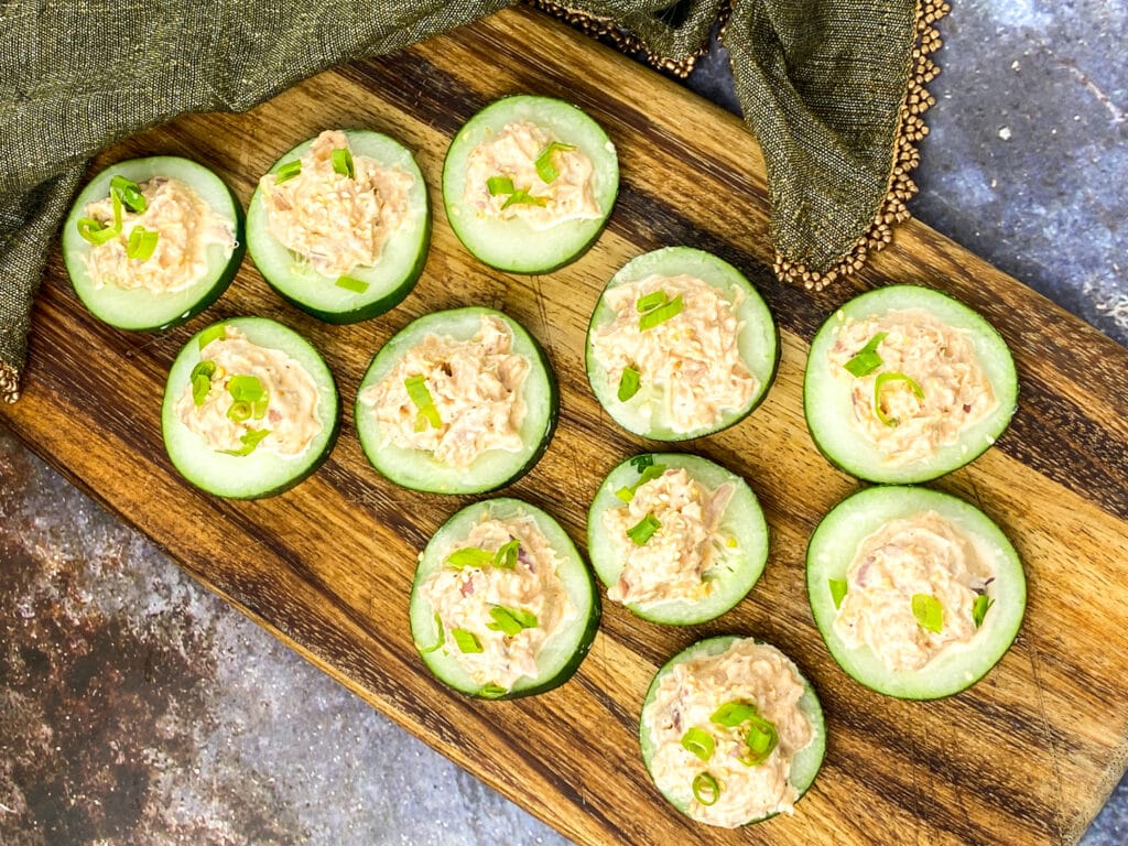 Spicy Tuna Cucumber Bites Recipe