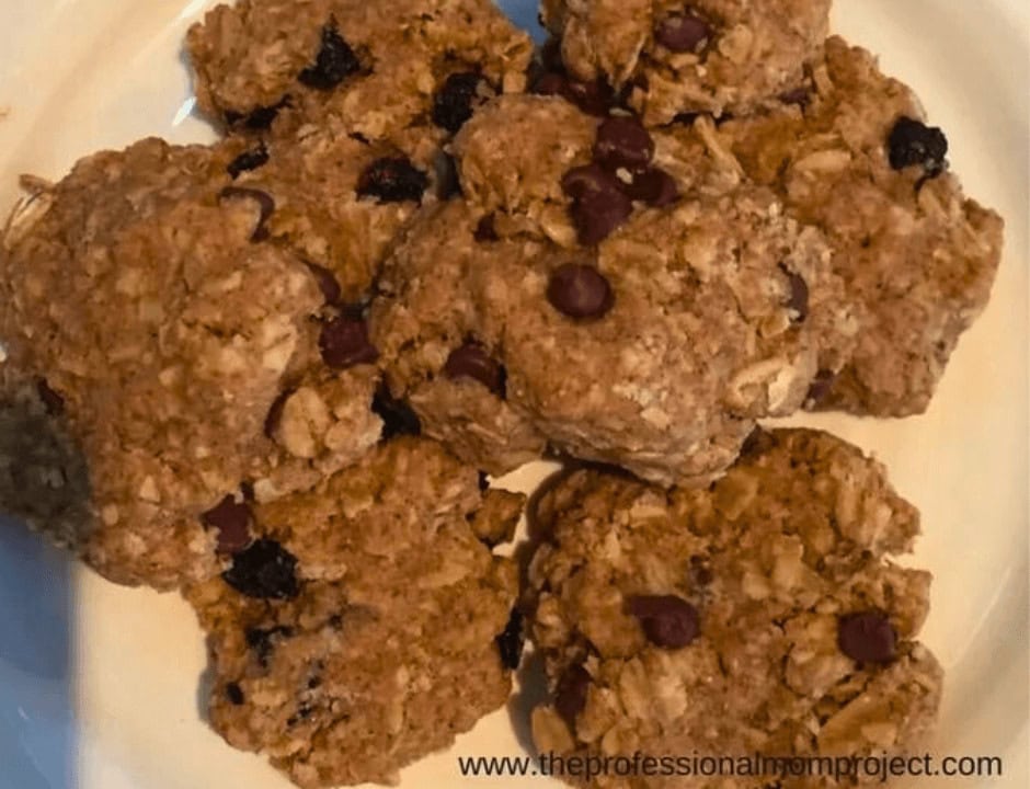 Whole Wheat Oatmeal Chocolate Chip Cookies