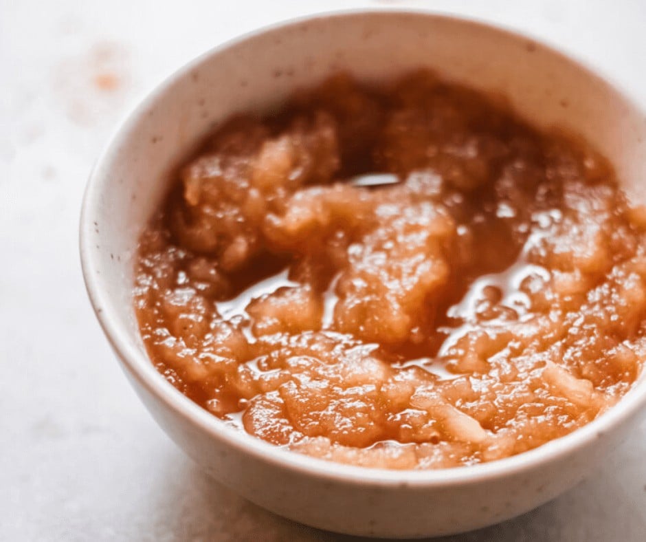 A bowl of Apple Butter