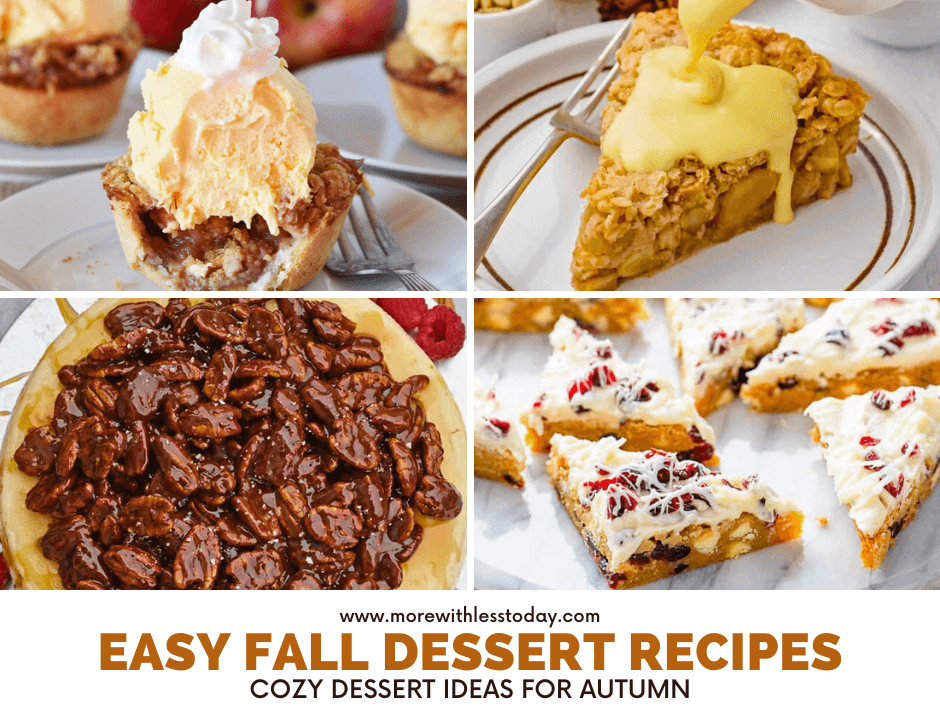 Easy Fall Dessert Recipes