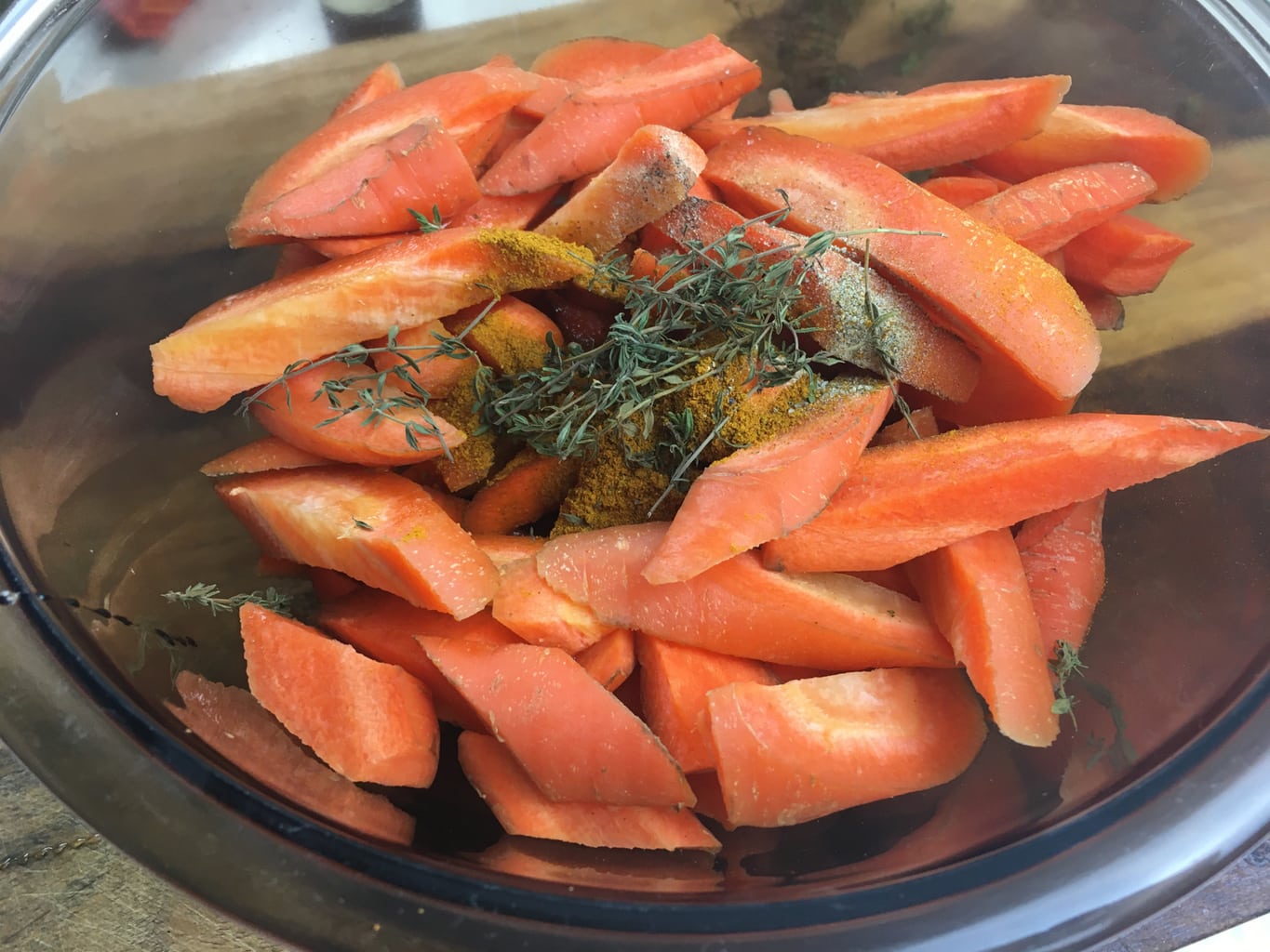 roasted curried carrots recipe