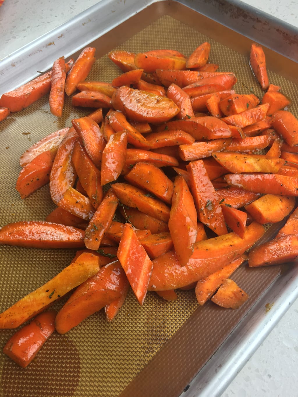 roasted curried carrots recipe