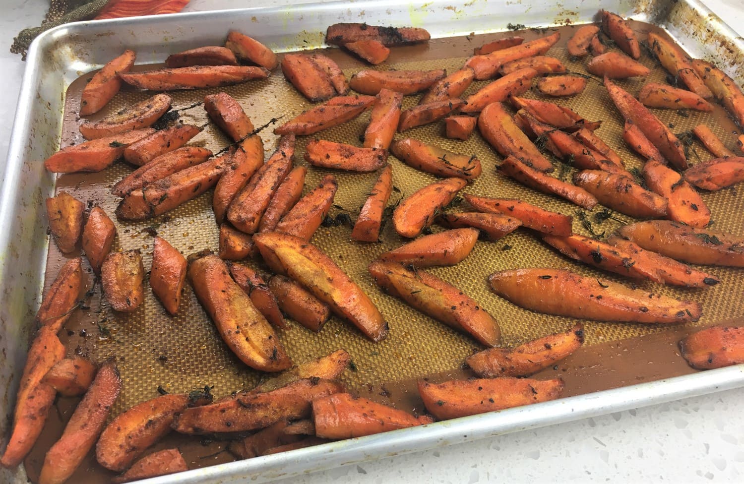 roasted curried carrots recipe