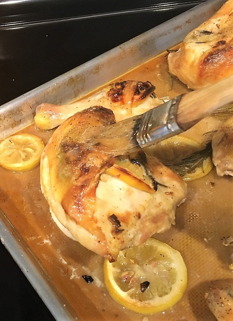 Roasted Chicken Recipe with Lemon and Rosemary