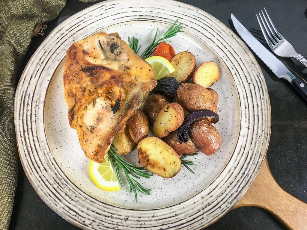 lemon and rosemary roasted chicken