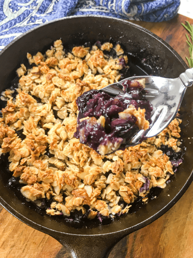 Blueberry Maple Crisp Recipe