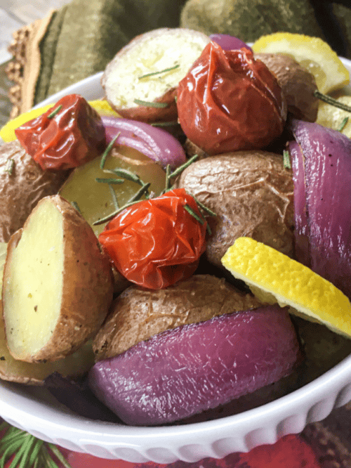 Easy Roasted Rustic Potatoes Poster