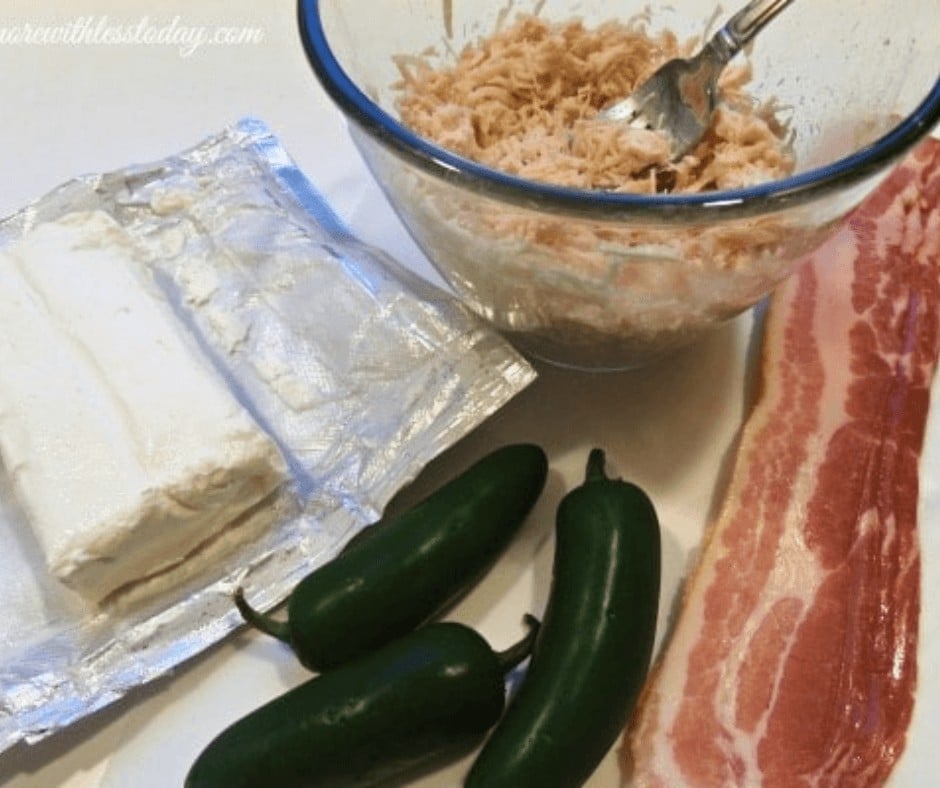 Ingredients for Easy Jalapeno Poppers