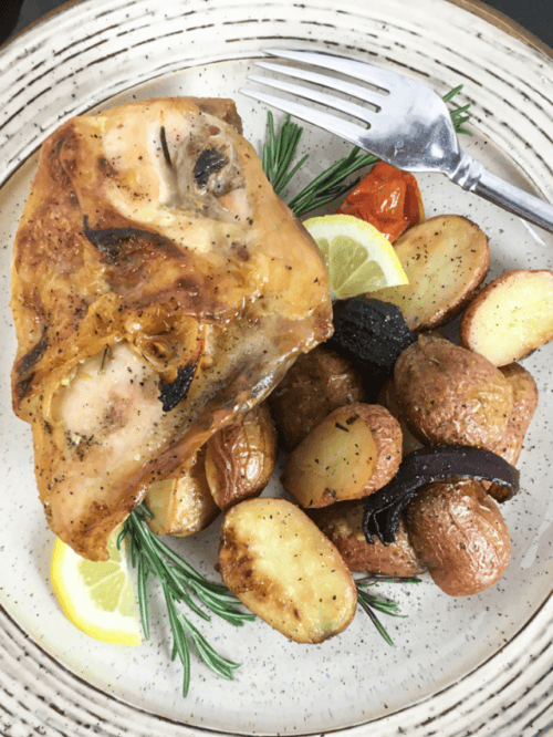 Lemon and Rosemary Roasted Chicken Poster