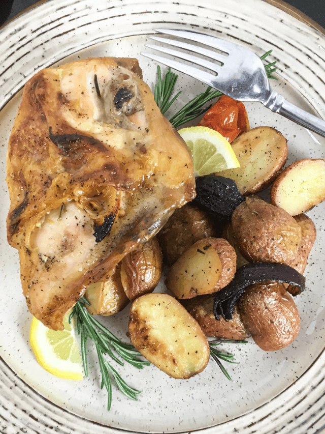 Lemon and Rosemary Roasted Chicken Recipe
