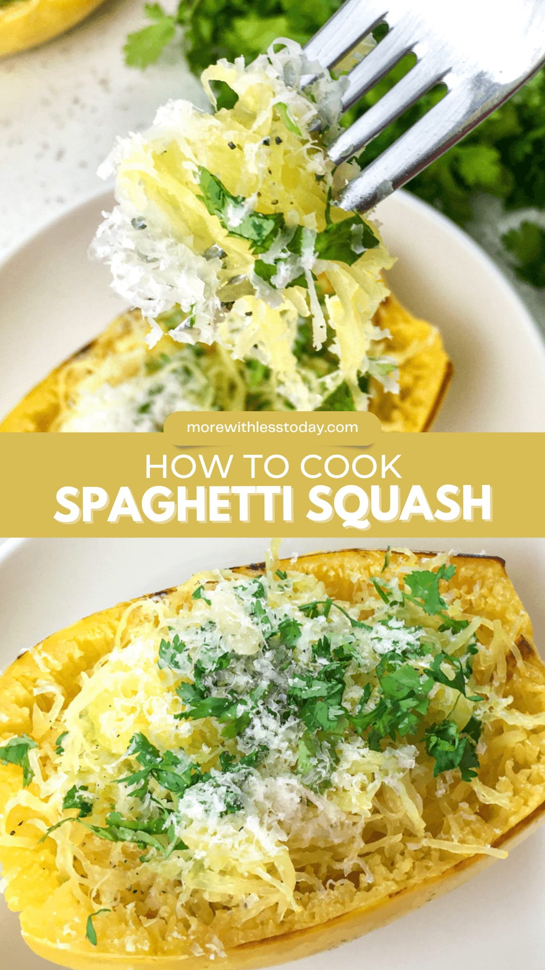 PIN for Spaghetti Squash Recipe