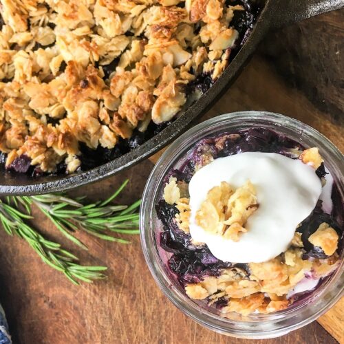 Blueberry Maple Crisp