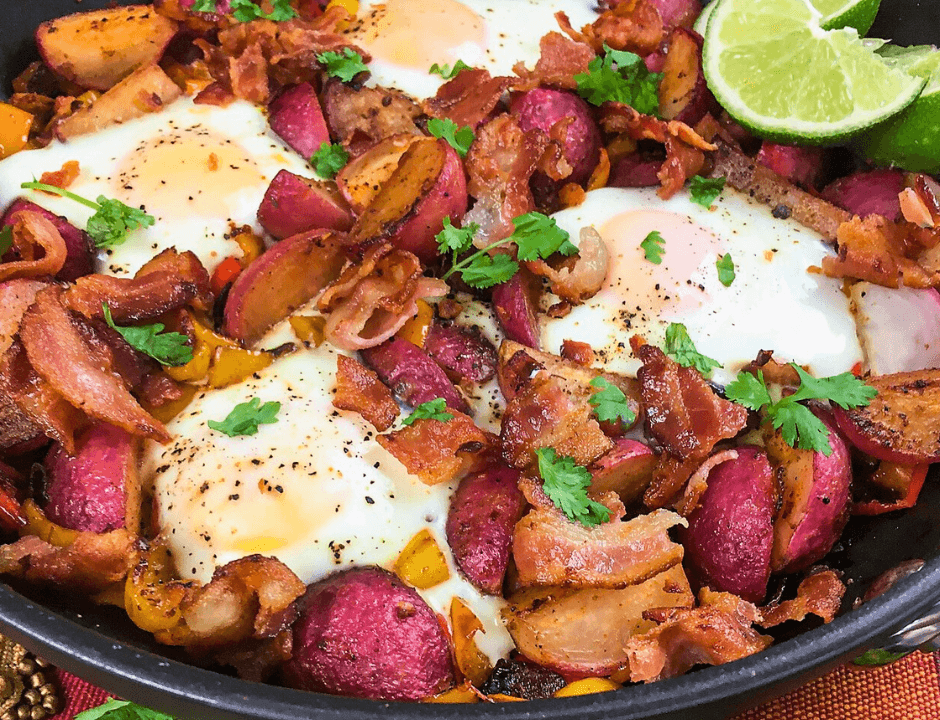 Southwestern Keto and Low Carb Breakfast Skillet