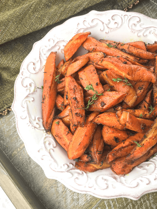Easy Roasted Carrots with Curry and Honey Recipe