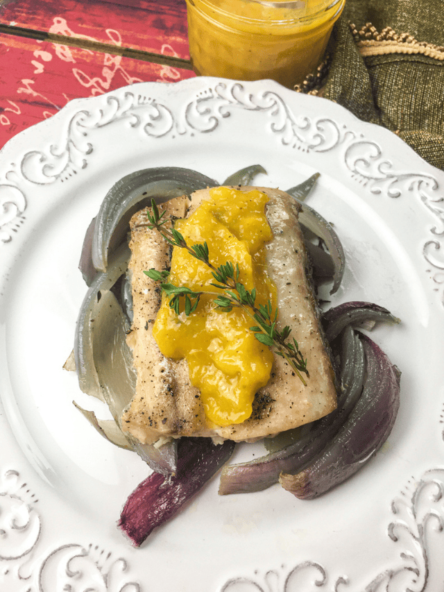 Mahi-Mahi Fish with Roasted Mango Chipotle Sauce Recipe