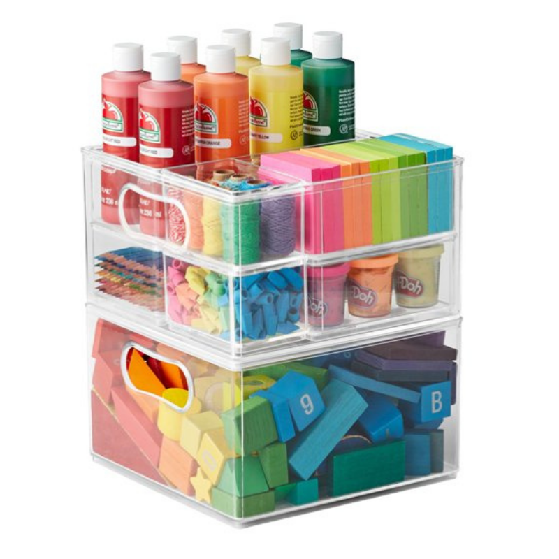 8 Piece Multipurpose Plastic Storage System from The Home Edit
