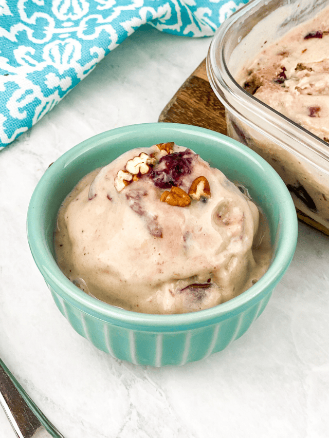 Easy Cherry Pecan Ice Cream Recipe