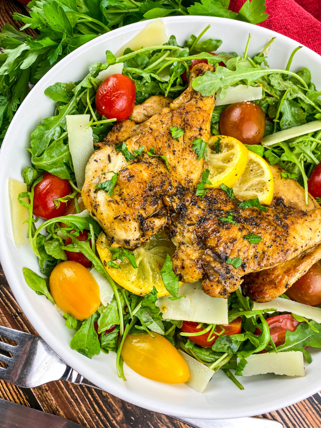 Chicken Paillard Salad Recipe