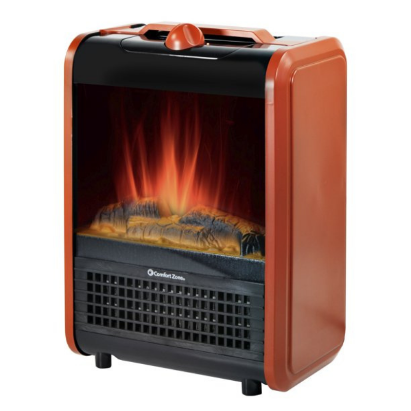 Red Portable Electric Fireplace Heater from Walmart Clearance