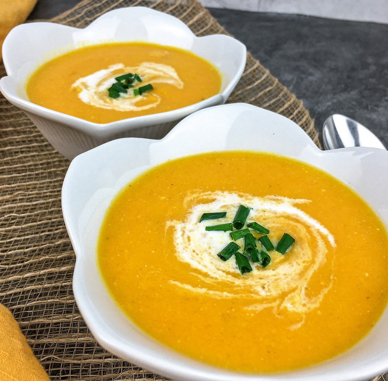 Delicious and creamy Golden Gazpacho Soup