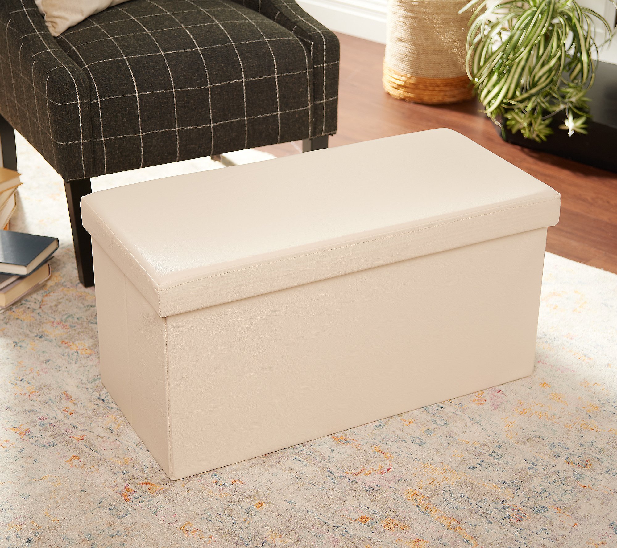 White home storage bench QVC Clearance Deals Online 