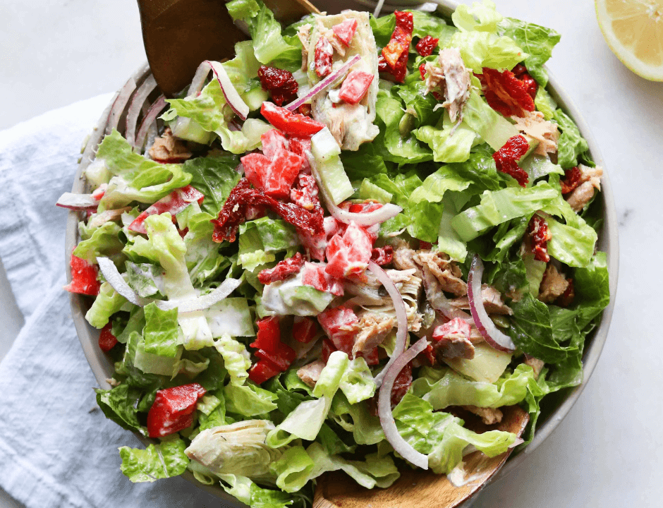 Mediterranean Salad with Tuna