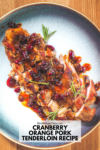 Cranberry Orange Pork Tenderloin &#8211;  Delicious Thanksgiving Alternative to Turkey