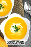 PIN for Creamy Golden Gazpacho Soup recipe