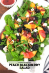 PIN for Peach Blackberry Salad Recipe