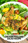 PIN for chicken paillard salad recipe